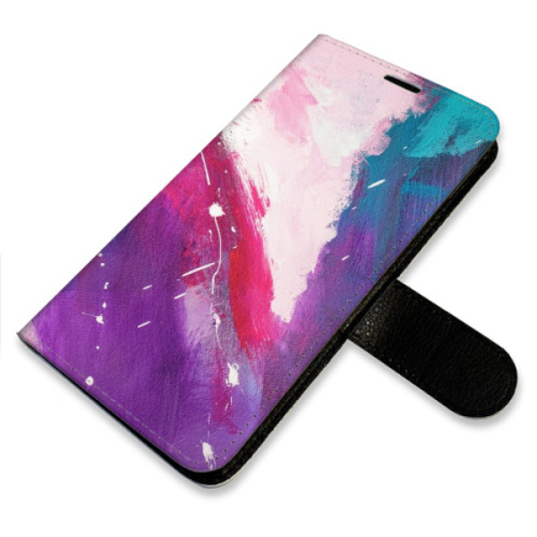 Flip pouzdro iSaprio - Apple iPhone 11 - Abstract Paint 05 - kapsičky na karty