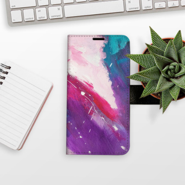 Flip pouzdro iSaprio - Xiaomi Redmi Note 10 / Note 10S - Abstract Paint 05 - kapsičky na karty