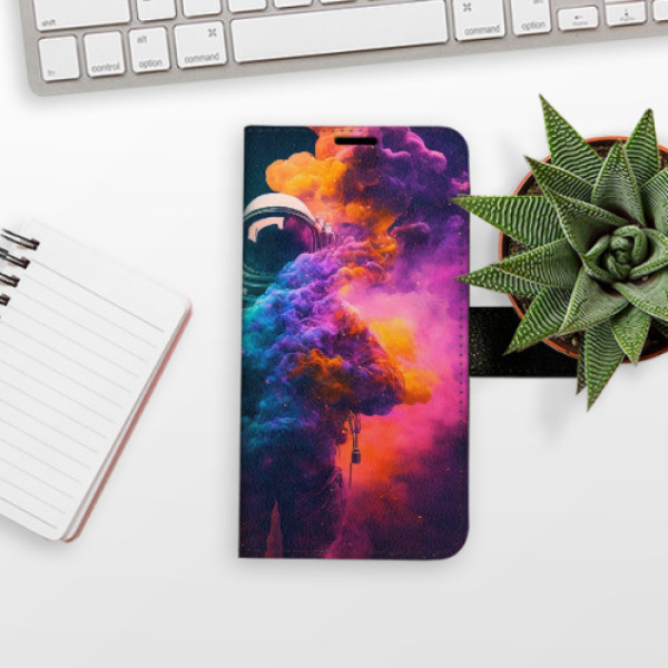 Flip pouzdro iSaprio - Xiaomi Redmi Note 8 Pro - Astronaut in Colours 02 - kapsičky na karty