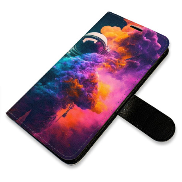 Flip pouzdro iSaprio - Xiaomi Redmi Note 10 5G - Astronaut in Colours 02 - kapsičky na karty
