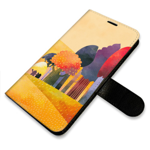 Flip pouzdro iSaprio - Samsung Galaxy S21 FE 5G - Autumn Forest - kapsičky na karty