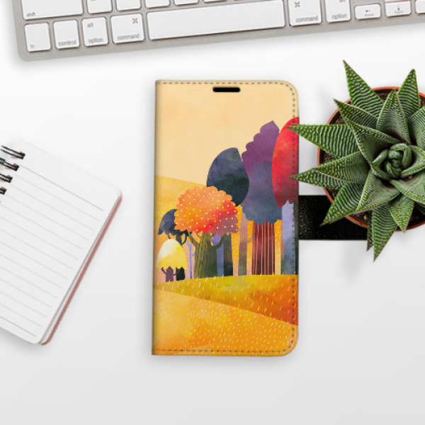 Flip pouzdro iSaprio - Xiaomi Redmi Note 10 / Note 10S - Autumn Forest - kapsičky na karty