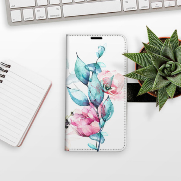 Flip pouzdro iSaprio - Apple iPhone 11 - Beautiful Flower - kapsičky na karty