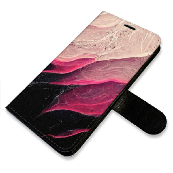 Flip pouzdro iSaprio - Xiaomi Redmi Note 9 Pro / Note 9S - BlackPink Marble - kapsičky na karty