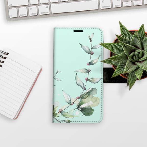 Flip pouzdro iSaprio - Samsung Galaxy S10e - Blue Flowers - kapsičky na karty