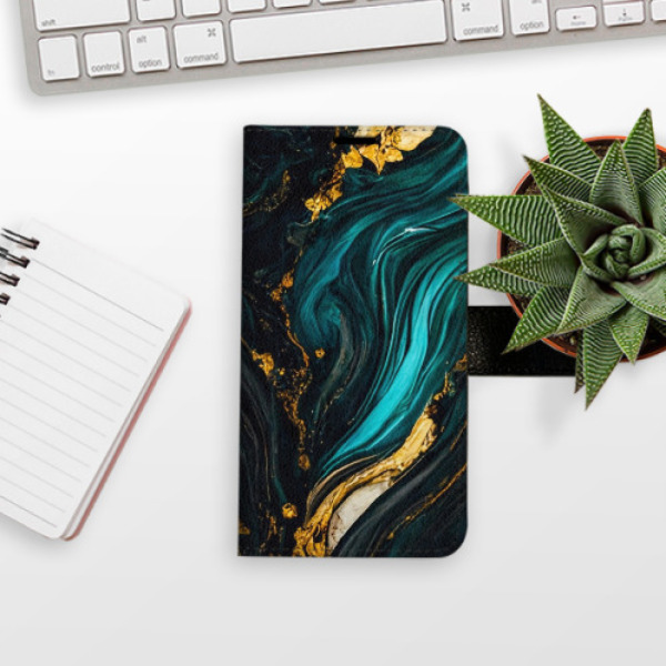Flip pouzdro iSaprio - Samsung Galaxy S10e - Dark Paint - kapsičky na karty