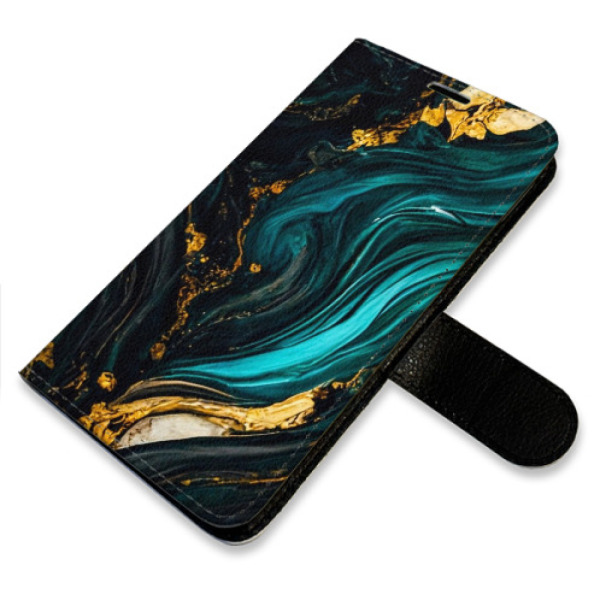 Flip pouzdro iSaprio - Xiaomi Redmi Note 11 / Note 11S - Dark Paint - kapsičky na karty