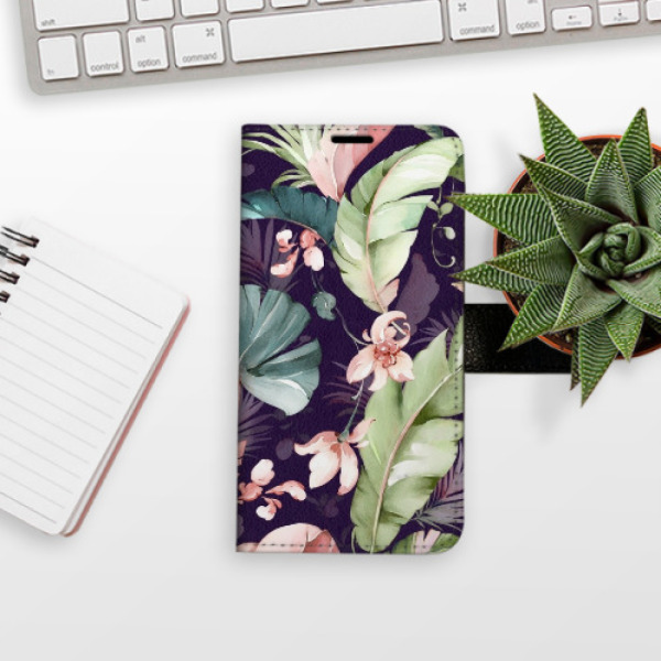 Flip pouzdro iSaprio - Apple iPhone 7 Plus / 8 Plus - Flower Pattern 08 - kapsičky na karty