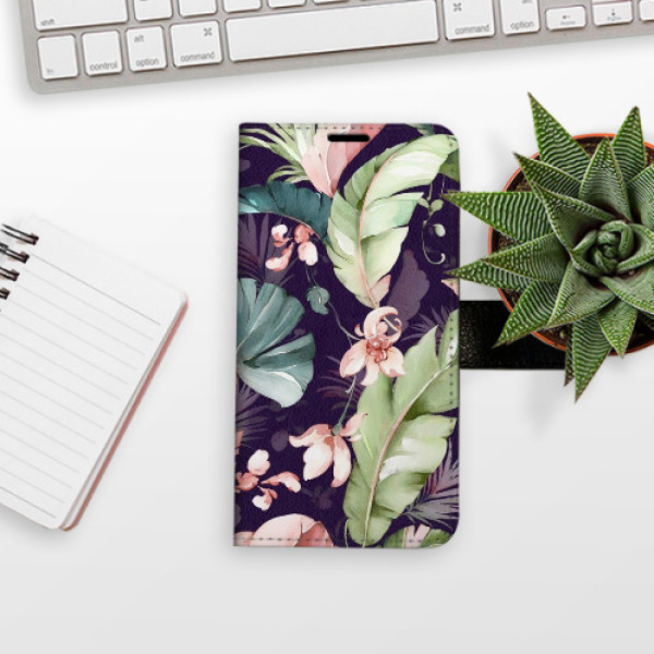 Flip pouzdro iSaprio - Apple iPhone 11 Pro - Flower Pattern 08 - kapsičky na karty
