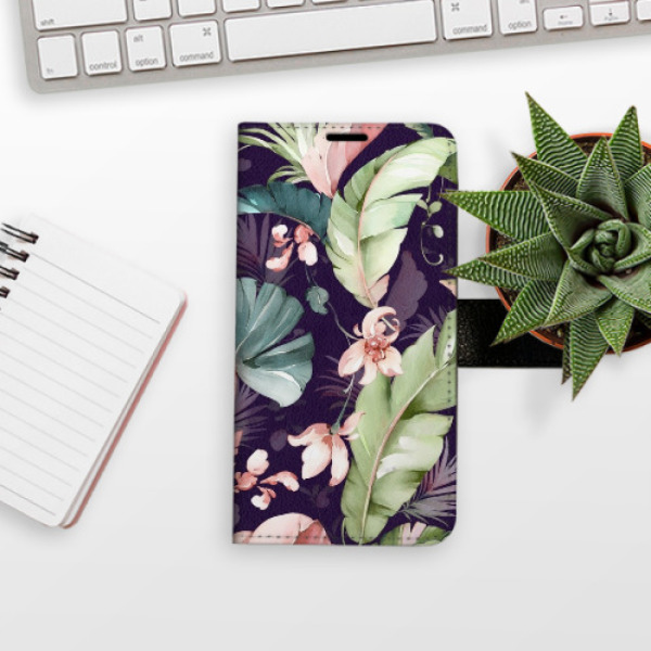 Flip pouzdro iSaprio - Huawei P30 Lite - Flower Pattern 08 - kapsičky na karty