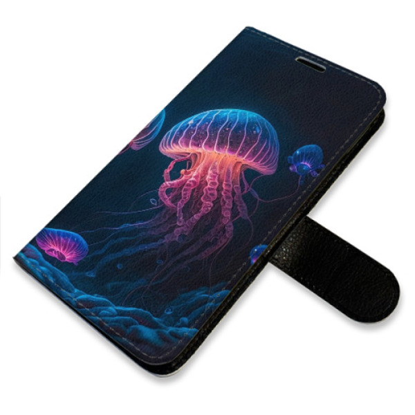 Flip pouzdro iSaprio - Apple iPhone 6 / 6S - Jellyfish - kapsičky na karty - VÝPRODEJ