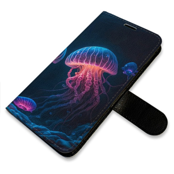 Flip pouzdro iSaprio - Samsung Galaxy M53 5G - Jellyfish - kapsičky na karty