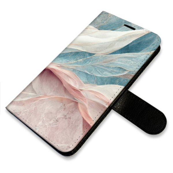 Flip pouzdro iSaprio - Apple iPhone 5 / 5S / SE - Old Leaves 03 - kapsičky na karty - VÝPRODEJ