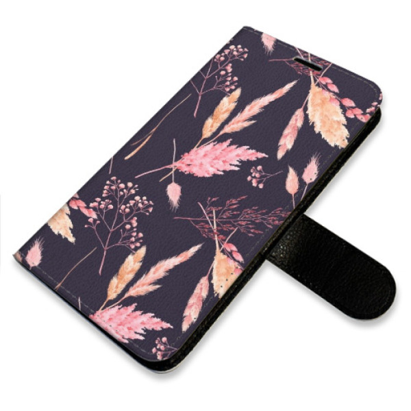 Flip pouzdro iSaprio - Apple iPhone 11 - Ornamental Flowers 02 - kapsičky na karty