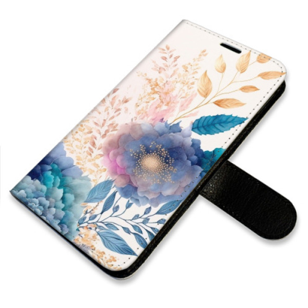Flip pouzdro iSaprio - Xiaomi Redmi 10 / Redmi 10 2022 - Ornamental Flowers 03 - kapsičky na karty