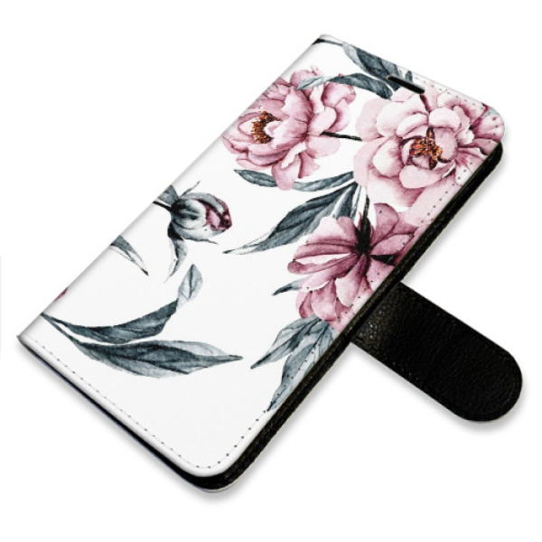 Flip pouzdro iSaprio - Xiaomi Redmi 10 / Redmi 10 2022 - Pink Flowers - kapsičky na karty