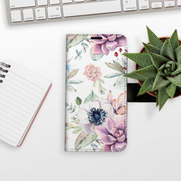 Flip pouzdro iSaprio - Xiaomi Redmi Note 10 / Note 10S - Succulents Pattern - kapsičky na karty