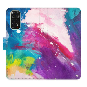 Flip pouzdro iSaprio - Xiaomi Redmi Note 11 / Note 11S - Abstract Paint 05 - kapsičky na karty