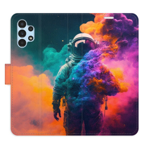 Flip pouzdro iSaprio - Samsung Galaxy A13 / A13 5G - Astronaut in Colours 02 - kapsičky na karty