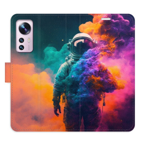 Flip pouzdro iSaprio - Xiaomi 12 / 12X - Astronaut in Colours 02 - kapsičky na karty