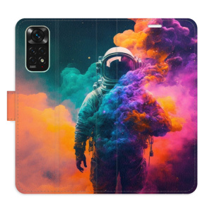 Flip pouzdro iSaprio - Xiaomi Redmi Note 11 / Note 11S - Astronaut in Colours 02 - kapsičky na karty