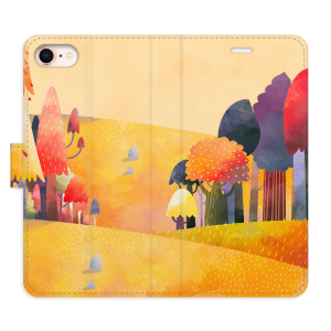 Flip pouzdro iSaprio - Apple iPhone 7 / 8 / SE 2020 / SE 2022 - Autumn Forest - kapsičky na karty