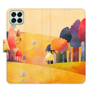Flip pouzdro iSaprio - Samsung Galaxy M53 5G - Autumn Forest - kapsičky na karty