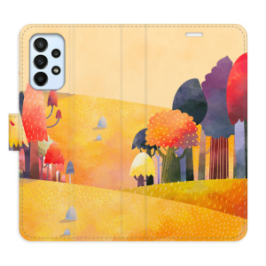 Flip pouzdro iSaprio - Samsung Galaxy A23 / A23 5G - Autumn Forest - kapsičky na karty