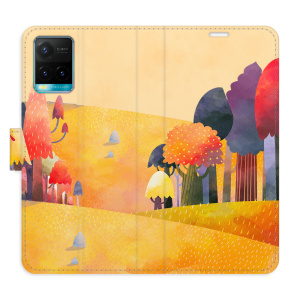 Flip pouzdro iSaprio - Vivo Y21 / Y21s / Y33s - Autumn Forest - kapsičky na karty
