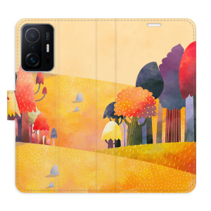 Flip pouzdro iSaprio - Xiaomi 11T / 11T Pro - Autumn Forest - kapsičky na karty