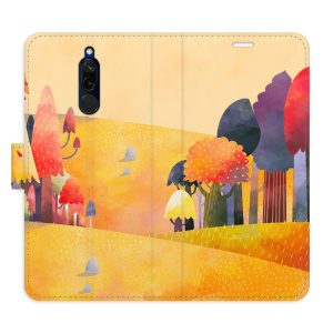 Flip pouzdro iSaprio - Xiaomi Redmi 8 - Autumn Forest - kapsičky na karty