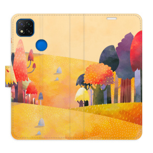 Flip pouzdro iSaprio - Xiaomi Redmi 9C - Autumn Forest - kapsičky na karty