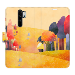 Flip pouzdro iSaprio - Xiaomi Redmi Note 8 Pro - Autumn Forest - kapsičky na karty