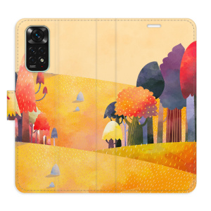Flip pouzdro iSaprio - Xiaomi Redmi Note 11 / Note 11S - Autumn Forest - kapsičky na karty