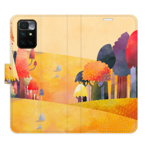 Flip pouzdro iSaprio - Xiaomi Redmi 10 / Redmi 10 2022 - Autumn Forest - kapsičky na karty