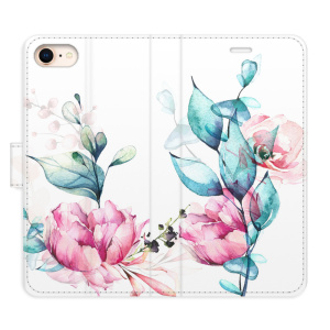Flip pouzdro iSaprio - Apple iPhone 7 / 8 / SE 2020 / SE 2022 - Beautiful Flower - kapsičky na karty