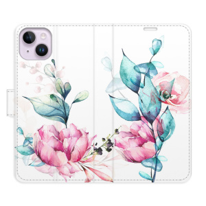 Flip pouzdro iSaprio - Apple iPhone 14 Plus - Beautiful Flower - kapsičky na karty