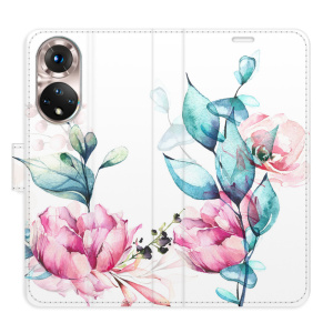Flip pouzdro iSaprio - Honor 50 / Huawei Nova 9 - Beautiful Flower - kapsičky na karty