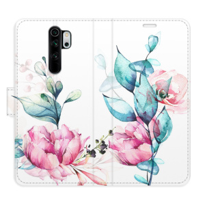Flip pouzdro iSaprio - Xiaomi Redmi Note 8 Pro - Beautiful Flower - kapsičky na karty