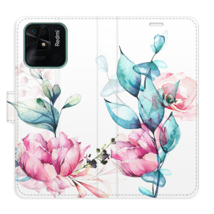 Flip pouzdro iSaprio - Xiaomi Redmi 10C - Beautiful Flower - kapsičky na karty