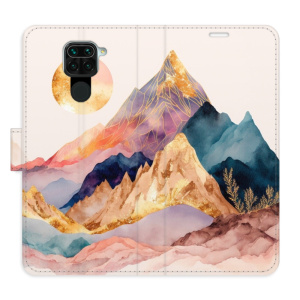 Flip pouzdro iSaprio - Xiaomi Redmi Note 9 - Beautiful Mountains - kapsičky na karty