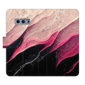 Flip pouzdro iSaprio - Samsung Galaxy S10e - BlackPink Marble - kapsičky na karty
