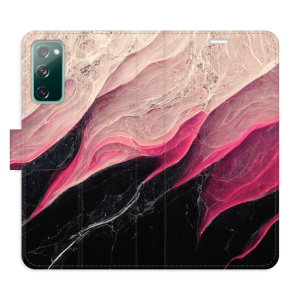 Flip pouzdro iSaprio - Samsung Galaxy S20 FE - BlackPink Marble - kapsičky na karty