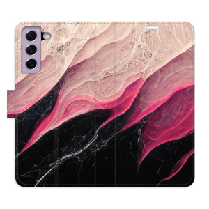 Flip pouzdro iSaprio - Samsung Galaxy S21 FE 5G - BlackPink Marble - kapsičky na karty