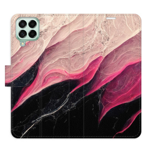 Flip pouzdro iSaprio - Samsung Galaxy M53 5G - BlackPink Marble - kapsičky na karty
