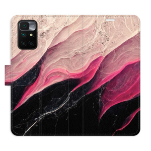 Flip pouzdro iSaprio - Xiaomi Redmi 10 /  Redmi 10 2022 - BlackPink Marble - kapsičky na karty