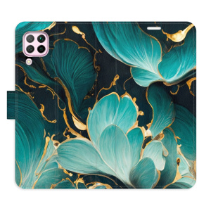 Flip pouzdro iSaprio - Huawei P40 Lite - Blue Flowers 02 - kapsičky na karty
