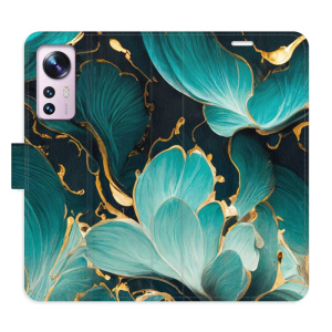 Flip pouzdro iSaprio - Xiaomi 12 / 12X - Blue Flowers 02 - kapsičky na karty