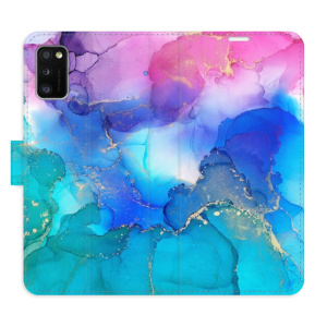 Flip pouzdro iSaprio - Samsung Galaxy A41 - BluePink Paint - kapsičky na karty