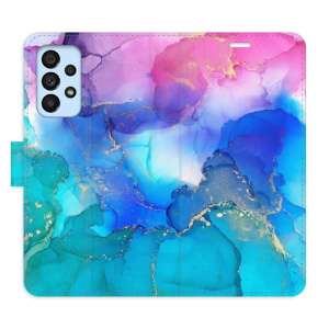 Flip pouzdro iSaprio - Samsung Galaxy A53 5G - BluePink Paint - kapsičky na karty